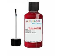 SCOOBYS PAINTS BACK IN THE MIX Touch Up Paint For Tesla Model 3 Sunset Red R-102E 2013-2021 30Ml Bottle Brush Scratch Stone Chip Repair Pen