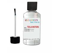 SCOOBYS PAINTS BACK IN THE MIX Touch Up Paint For Tesla Model S White Water Ppsw 2013-2021 30Ml Bottle Brush Scratch Stone Chip Repair Pen