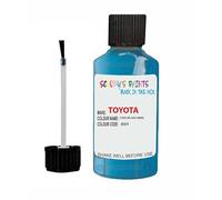 SCOOBYS PAINTS BACK IN THE MIX Touch Up Paint For Toyota Aygo Cyan Splash 8W9 2014-2020 30Ml Bottle Brush Scratch Stone Chip Repair Pen