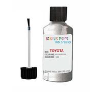 SCOOBYS PAINTS BACK IN THE MIX Touch Up Paint For Toyota Mr2 Liquid Silver 1D0 1999-2010 30Ml Bottle Brush Scratch Stone Chip Repair Pen