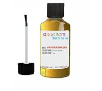 SCOOBYS PAINTS BACK IN THE MIX Touch Up Paint For Volkswagen Turmeric Yellow Lr1X Metallic