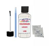 SCOOBYS PAINTS BACK IN THE MIX Touch Up Paint For Volkswagen/Vw Beetle Alpine White L90B 1975-1977 30Ml Bottle Brush Scratch Stone Chip Repair Pen