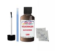 SCOOBYS PAINTS BACK IN THE MIX Touch Up Paint For Volkswagen/Vw Scirocco Black Oak Brown Lb8R 2011-2021 30Ml Bottle Brush Scratch Stone Chip Repair Pen