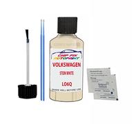 SCOOBYS PAINTS BACK IN THE MIX Touch Up Paint For Volkswagen/Vw T4 Van/Camper Stein White Lo6Q 1976-2001 30Ml Bottle Brush Scratch Stone Chip Repair Pen
