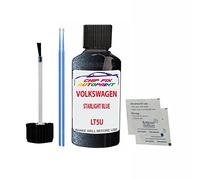 SCOOBYS PAINTS BACK IN THE MIX Touch Up Paint For Volkswagen/Vw Transporter Van Starlight Blue Lt5U 2009-2021 30Ml Bottle Brush Scratch Stone Chip Repair Pen