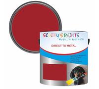 Scooby's Paints Direct to Metal Paint, Smooth Blue, 250ml, No Primer Required, Fast Drying (Ral3002 Carmine Red)