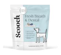 Scooch Dental Stick Chews for Dogs | No Nasties | Freshen Breath & Keep Teeth Clean | Reduce Tartar | Eliminate Bacteria | Plant-Based | Coconut & Blueberry
