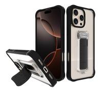 Scooch® for iPhone 16 Pro Max Case with Stand, Wingman 5-in-1 Kickstand Case, Military Grade Drop Protection, Pop-Out Kickstand, Grip, Car Mount, Tuxedo