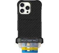 Scooch - iPhone 16 Pro Max case with card holder, wallet case with hidden card slot and RFID protection for up to 4 cards, 10ft drop protection