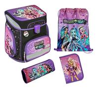 Scooli EasyFit Schulranzen-Set 5-teilig Monster High