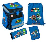 Scooli EasyFit Schulranzen-Set 5-teilig Super Mario II
