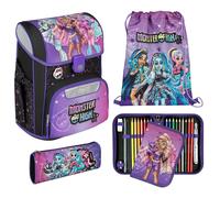Scooli EasyStart Schulranzen-Set 5-teilig Monster High