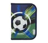 Scooli - Filled Pencil case - Pencil case with high-Quality pens & Accessories - Ideal for School, Leisure and on The go - from 6 Years, Soccer Champ, 20 x 14 x 3 cm, Sporty, football theme