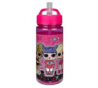 Scooli LOLO9913 Aero Plastic Drinking Bottle with Integrated Straw and Drinking Spout, LOL Surprise, BPA and Phthalate Approx. 500 ml