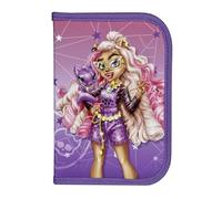 Scooli Monster High Filled Pencil Case - Classic School Accessory with Eberhard Faber Pens & Accessories - Ideal for School, Leisure and Travel - Ages 6+