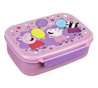 Scooli Peppa Pig Lunch Box with Removable Insert Nursery Sandwich Box School Lunch Box Plastic BPA Free