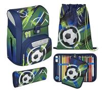Scooli satchel EasyStart Schulranzen-Set 5 -piece Soccer Champ green