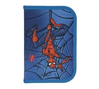 Scooli - Filled Pencil case - Pencil case with high-Quality pens and Accessories - Ideal for School, Leisure and Travel - Suitable for Ages 6 and up, Spider Man, 20 x 14 x 3 cm, Classic
