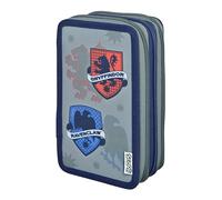Scooli Tripledecker Harry Potter Filled Pencil Case with Pens & Accessories - Ideal for School, Leisure and Travel - 6+
