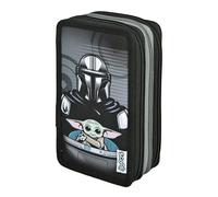 Scooli Tripledecker Star Wars Filled Pencil Case - 3 Compartments Pens & Accessories, Suitable for Children 6+ Years, 19 x 12 x 7 cm
