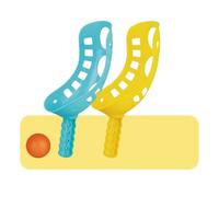 Scoop Ball Game - Portable Interactive Set, Racket Toss with Educational Fun, Outdoor Activity with Ball Catching, Beach Lawn Yard, Backyard Game for Garden Patio Grassland Play