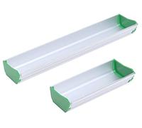 Scoop Coater 6 inch & 12 inch, Dual Edge Aluminum Emulsion Scoop Coating Tool for Silk Screen Printing(2 Pack)