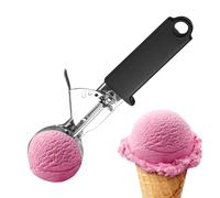 Scoop for Baking, Stainless Steel Trigger Mechanism, Non-Stick Food Distributor Spoon, Baking Tools for the Kitchen