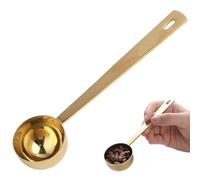 Scoop Gold Finished Stainless Steel Measuring Spoon,Precision Measuring Spoon for Collagen Supplements, Approximate Measure Coffee Scoop