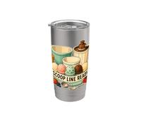 Scoop LINE Ready Dessert Counter Stainless Steel Insulated Tumbler