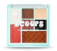 Scoop Makeup Palette | Chocolate Chip, 15gm | Face Palette with Eyeshadow, Blusher, Contour & Highlighter | Mix of Mattes & Shimmers | Highly Pigmented | Travel-Friendly Al.l-in-One Kit