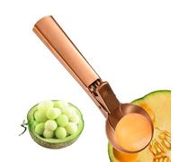 Scoop, Stainless Steel with Non-Slip Handle and Robust Design, Serving Spoon, for Portioning Dessert Buffet Party Kitchen Household Dough, Sweets, Popcorn, Watermelon and