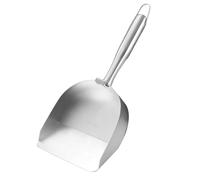 Scooper de litière, litière de chat de poop en acier inoxydable, caca caca caca de chaton, fournitures pour animaux de compagnie, poignée ergonomique, réduit la main fatigue de la main fatigue de la
