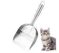 Scooper de litière | Litter de Chat en Acier Inoxydable Cat | Pobine de Sable de Merde Caca.