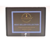 Scoopies Candle Co Mixed Pack 4 Scents Eco Soy Wax Scoopable Melts Highly Scented Vegan No Plastic 120g by Bay Interiors (Best Sellers - Spa Day/Amber Patchouli/Lime Basil Mandarin/Rhubarb Rose)