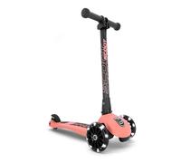 Scoot&Ride 96357 Highwaykick 3 LED Scooter, Peach, 57.5 x 17.5 x 26.5 cm