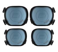 Scoot & Ride XX Protective Set - Small - Adjustable Knee and Elbow Pads Lightweight Durable Design Breathable Fabric for Active Kids, Steel