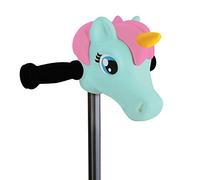 Scootaheadz Kids Unicorn Head Bike Handlebar Accessory, Youth, Unisex, Mint, One Size