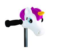 Scootaheadz - Unicorn for Scooter - Micro Kickboard Accessories - Unicorn Head For Children And Toddler Ages 3 And Up - Gift For Girls - Tool Free Installation - White And Pink Scooter Buddy