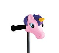 Scootaheadz - Unicorn for Scooter - Micro Kickboard Accessories - Unicorn Head For Children And Toddler Ages 3 And Up - Gift For Girls - Tool Free Installation - White And Pink Scooter Buddy