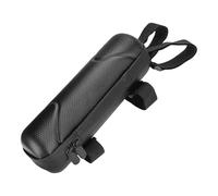Scooter Bag - 9.65x3.07x3.94 Inch, Waterproof Handlebar Storage, 1L Large Capacity ABS Shell Outdoor Organizer | Electric Scooters Bicycles Travel Accessories Phones Tools Gear Commuting Riding Trips
