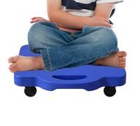Scooter Board - PE | Floor Scooter | Seated Scooters With Tether | Floor Sensory Gliding Balance Toy | Sports Scooters With Handlebars For Indoor Physical Sensory Play And Early Childhood Development