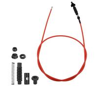 Scooter Brake Cable, Metal Wear-Resistant Brake Line Wire for Xiaomi Mi Electric Scooter 4/4 Lite/2nd Gen, 134cm Orange