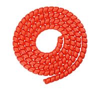 Scooter Brake Line Spiral Tube Protector 1M Electric Scooter Cable Housing Protective Cover for Brake Wire Line Anti Wear Accessories Red.
