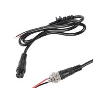 Scooter Charging Port - 3 Pin Charger Plug, Aviation Head Port | Waterproof Charging Socket for Electric Scooter, Dustproof Power Connector, Secure Charging Port for Battery Vehicles and E-Scooters