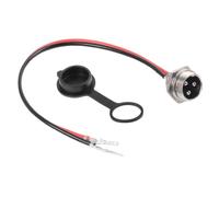 Scooter Charging Port - Copper Core Aviation Head Charger Plug Wear-Resistant And Dustproof | Flame-Retardant Build 3 Pin Connector For Efficient Power Transfer, Electric Scooter