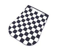 Scooter Chequered Mud Flap Number Plate Mount Fitment Suitable For Vespa MOD Lambretta