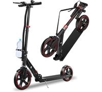 Scooter City Scooter Adults 150 Kg Load Capacity, City Scooter with Brakes and Shock Absorbers, Scooter 230 Mm Wheels PU Big Wheel, Foldable and Height Adjustable, City Scooter Children 6 Years 1