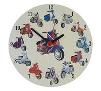 Scooter Collage Clock - Vespa - Lambretta - MS20