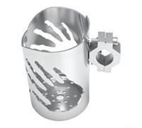 Scooter Cup Holder Red Silver for Black Blue Gold Scooter Cup(Silver)