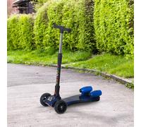 Scooter for Kids Toddler 3 Wheel Adjustable Height w/ Flashing Wheels Music Water Spray Foldable Kick Scooter for Boys and Girls 3 - 6 Yrs Blue